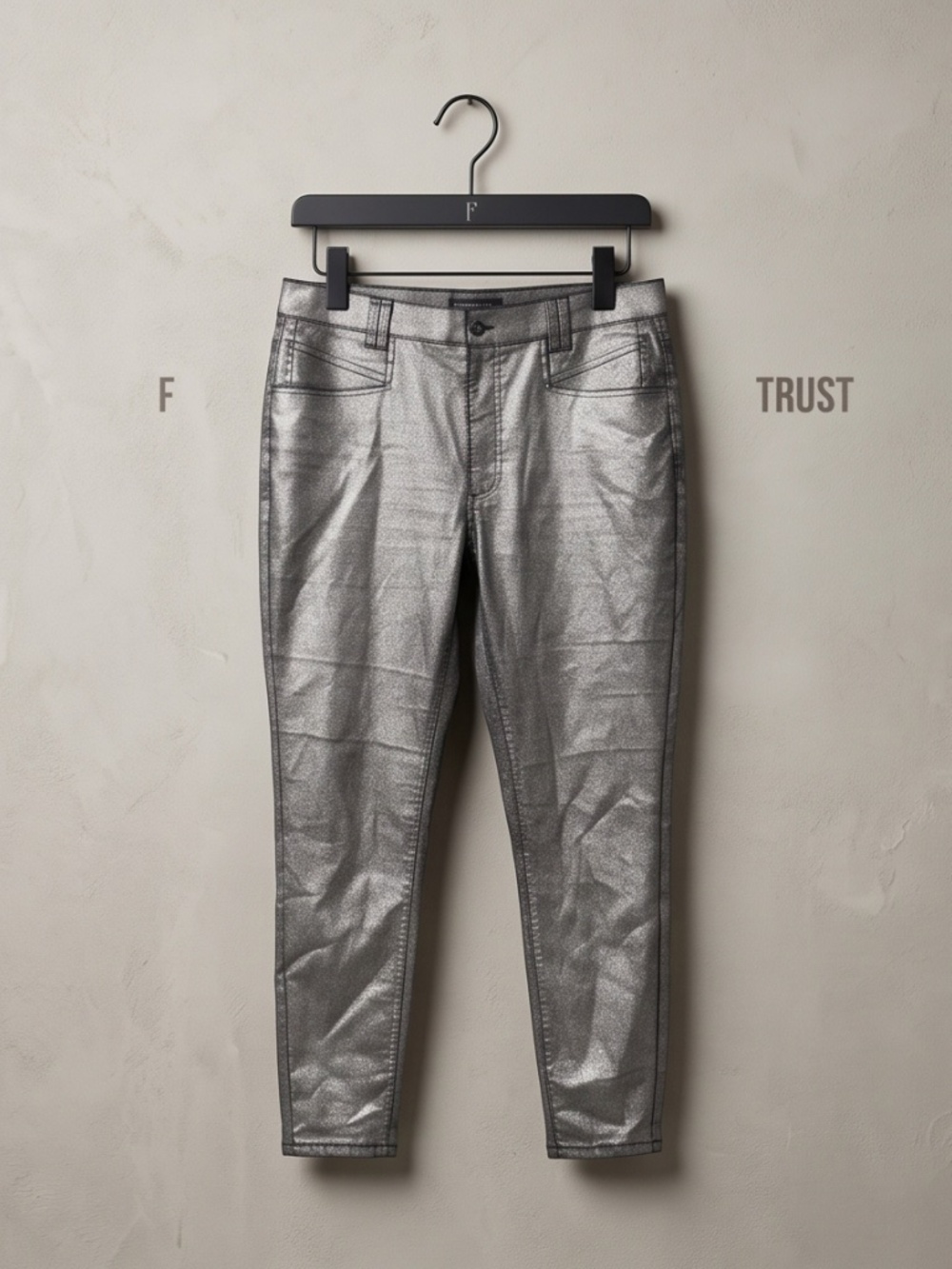 Silver Denim Skinny Jeans